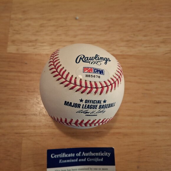 Kevin McReynolds New York Mets Autographed Baseball Authenticated by PSA - Picture 4 of 6